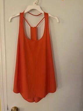 Women’s Orange Racerback Tank Top